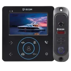 Комплект відеодомофона BCOM BD-480M Black Kit