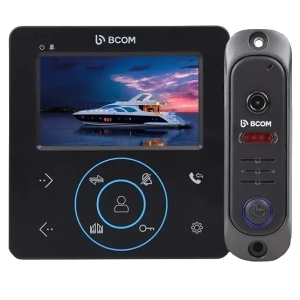 Комплект відеодомофона BCOM BD-480M Black Kit Комплект відеодомофона BCOM BD-480M Black Kit
