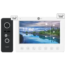 Комплект відеодомофону Neolight KAPPA+ HD WF + PRIME FHD Black з кутком