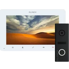 Комплект відеодомофону Slinex ML-17HD(Black) + SM-07MHD(White)