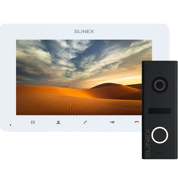 Комплект відеодомофону Slinex ML-17HD(Black) + SM-07MHD(White) Комплект відеодомофону Slinex ML-17HD(Black) + SM-07MHD(White)