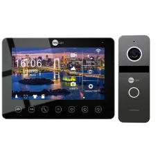 Відеодомофон NeoKIT HD WF B/Graphite з 7-дюймовим дисплеєм та функцією Hands Free для комфортного спілкування та відеоспостереження вдома