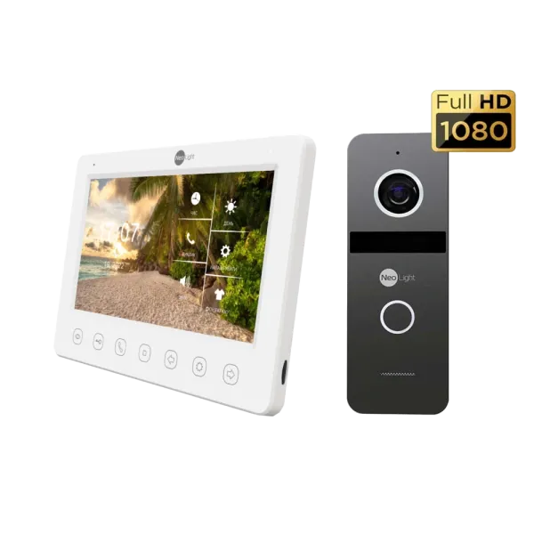 Відеодомофон KAPPA HD KIT Graphite для контролю доступу з підтримкою 1080p, 4 каналів та ІЧ підсвічуванням до 5 м Відеодомофон KAPPA HD KIT Graphite для контролю доступу з підтримкою 1080p, 4 каналів та ІЧ підсвічуванням до 5 м