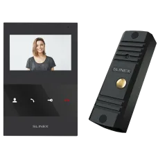 Комплект відеодомофону Slinex ML-16HD(Black)+SQ-04M(Black)