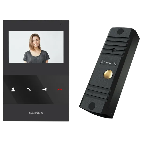 Комплект відеодомофону Slinex ML-16HD(Black)+SQ-04M(Black) Комплект відеодомофону Slinex ML-16HD(Black)+SQ-04M(Black)