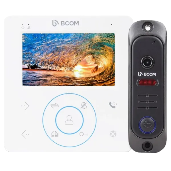 Комплект відеодомофона BCOM BD-480 White Kit Комплект відеодомофона BCOM BD-480 White Kit