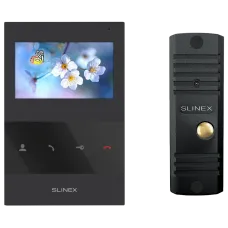 Комплект відеодомофону Slinex SQ-04(Black)+ML-16НD(Black)