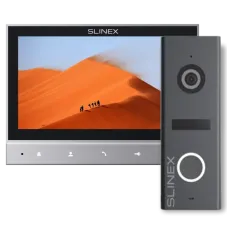 Відеодомофон з панеллю виклику Slinex SK 7 Cloud для безпеки з функцією Smart Call, Wi-Fi та кольоровим дисплеєм 7 дюймів, з можливістю підключення 2 панелей виклику
