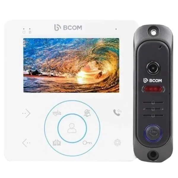 Комплект відеодомофона BCOM BD-480M White Kit Комплект відеодомофона BCOM BD-480M White Kit
