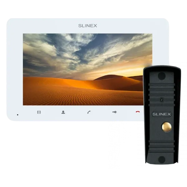 Комплект Slinex SM-07MHD білий + ML-16HD чорний Комплект Slinex SM-07MHD білий + ML-16HD чорний