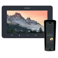 Комплект Slinex SM-07MHD графіт + панель ML-16HD чорний
