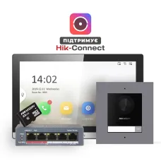 Комплект (врізна панель) DS-KD8003-IME1(B)+DS-KH6350-TE1+HS-TF Комплект (врізна панель) DS-KD8003-IME1(B)+DS-KH6350-TE1+HS-TF