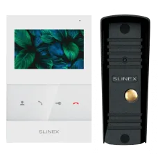 Комплект відеодомофону Slinex SQ-04 White + ML-16HR (чорний)