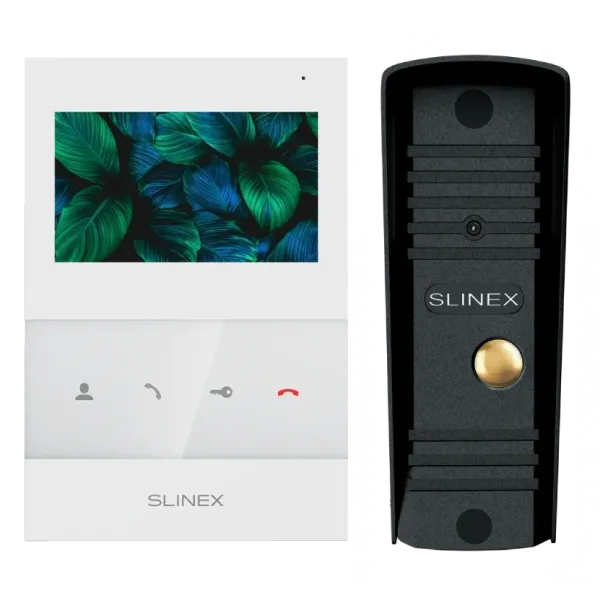 Комплект відеодомофону Slinex SQ-04 White + ML-16HR (чорний) Комплект відеодомофону Slinex SQ-04 White + ML-16HR (чорний)