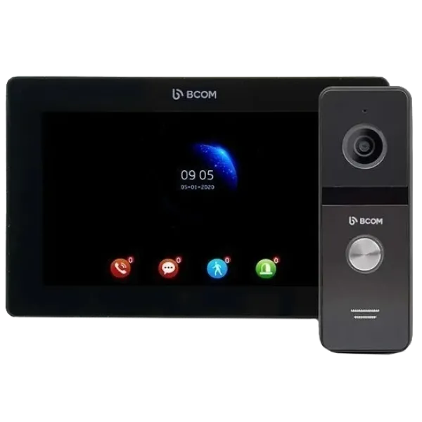 Комплект відеодомофона BCOM BD-770FHD/T Black Kit Комплект відеодомофона BCOM BD-770FHD/T Black Kit