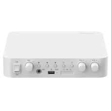 Мережевий підсилювач 80 Вт DS-QAE1A80G1-VB/EU(B) для потокового аудіо з Bluetooth, RCA та MIC входами, високою якістю звуку для професійного використання
