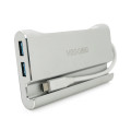 Хаб-конвертор VEGGIEG TC07-S Type-C (тато) на Type-C (мама) + USB3.0 * 3 (мама) + HDMI (мама) + RJ45, 10см, Silver, Box Хаб-конвертор VEGGIEG TC07-S Type-C (тато) на Type-C (мама) + USB3.0 * 3 (мама) + HDMI (мама) + RJ45, 10см, Silver, Box
