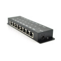 8-портовий POE-інжектор живлення, з 8xRJ45 портами Ethernet 10/100Мбіт / с, IEEE802.3af / at, 12-57V, PIN45 + / 78- 8-портовий POE-інжектор живлення, з 8xRJ45 портами Ethernet 10/100Мбіт / с, IEEE802.3af / at, 12-57V, PIN45 + / 78-