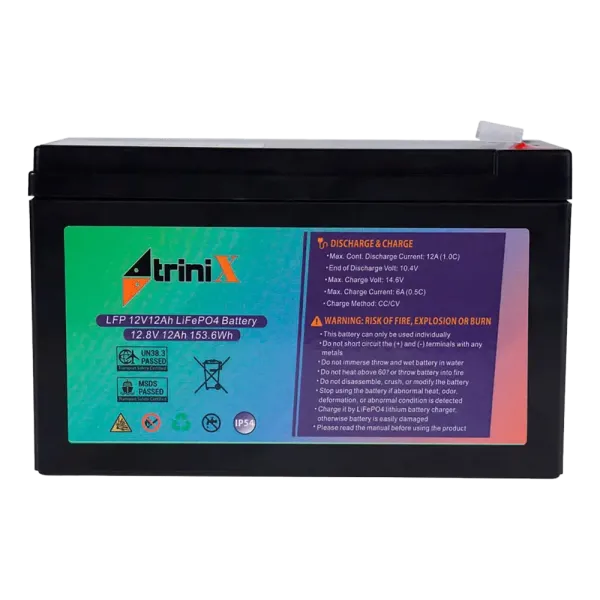 Акумуляторна батарея TRINIX LFP 12V12Ah LiFePo4 Акумуляторна батарея TRINIX LFP 12V12Ah LiFePo4