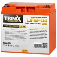 Літієва акумуляторна батарея TRINIX TLFP-1218 Ultra 18А•г 12В