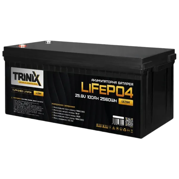 Літієва акумуляторна батарея Trinix TLFP-24100 Ultra 25.6В 100А•год 100А