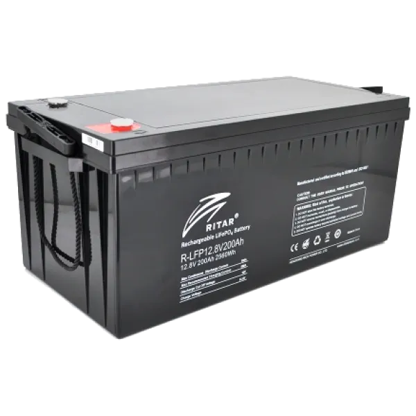 Літієва акумуляторна батарея Ritar R-LFP12.8V200Ah 12.8В 200А•год 200А