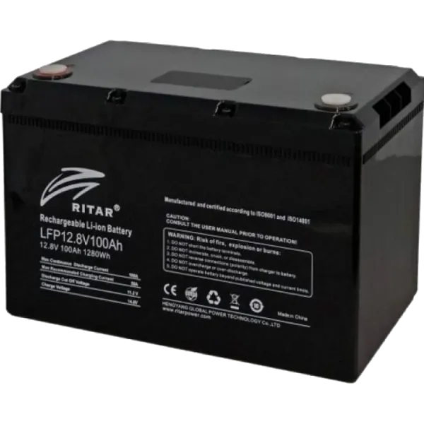 Акумуляторна батарея Ritar LFP12.8V100AHG24 Акумуляторна батарея Ritar LFP12.8V100AHG24