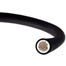 Кабель для сонячних панелей H1Z2Z2-K 1x 6 чорний (NKK) бухта 50 м