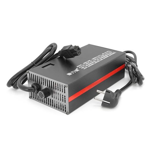 Зарядний пристрій Jinyi для акумуляторів LiFePo4 48V(58,4V),16S,20A штекер Triangle plug (T-tipe/IEC/C13 N+L-),з індикацією,BOX
