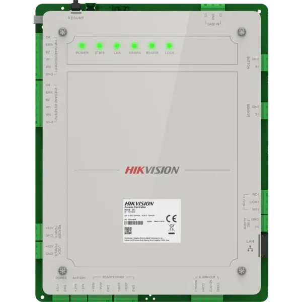 Контролер для двох дверей Hikvision DS-K2622X(P) з підтримкою шифрування і веб-конфігурації для систем контролю доступу Контролер для двох дверей Hikvision DS-K2622X(P) з підтримкою шифрування і веб-конфігурації для систем контролю доступу