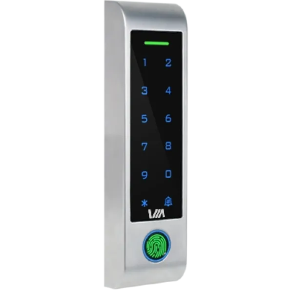 Контроллер Via Security VTA-12KFM/E+M WF для одной двери с считывателем, клавиатурой и управлением через смартфон, IP66, антивандальный, до 1000 пользователей Контроллер Via Security VTA-12KFM/E+M WF для одной двери с считывателем, клавиатурой и управлением через смартфон, IP66, антивандальный, до 1000 пользователей
