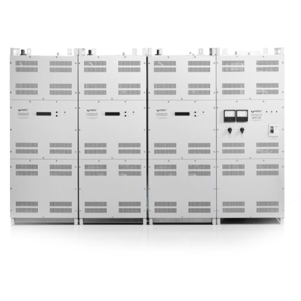 Стабілізатор напруги VOLTER трифазний теристорний СНПТТ-100пт (105000Вт), 160А, 140-250 В, 16 ступенів Стабілізатор напруги VOLTER трифазний теристорний СНПТТ-100пт (105000Вт), 160А, 140-250 В, 16 ступенів