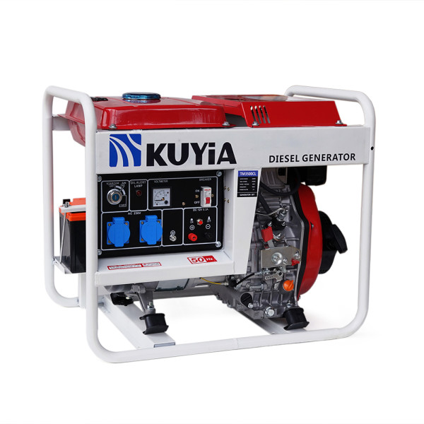 Генератор дизельний Kuyia TM3500CL однофазний 2,8-3 кВт 110-240V 50Hz для будинку, будівництва та фермерського господарства