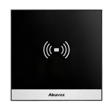 Зчитувач Mifare/Marine Akuvox A01 S Black (8517 69 10 00) для контролю доступу з алюмінієвим корпусом, IP65, IK07, RJ45, звуковий сигнал