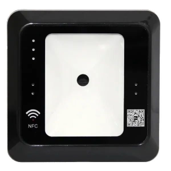 Зчитувач QR-кодів ZKTeco QR50BM мультиформат для контролю доступу з підтримкою Wiegand та RS485, читання RFID карт, діапазон 360° Зчитувач QR-кодів ZKTeco QR50BM мультиформат для контролю доступу з підтримкою Wiegand та RS485, читання RFID карт, діапазон 360°