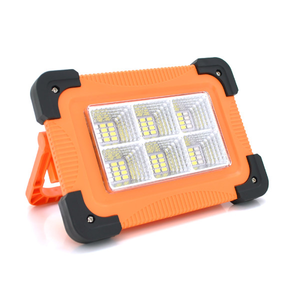 Переносний ліхтар-прожектор Leovin LE-068+Solar (30W), 36 LED(SMD), 4 режими, вбудований акумулятор, заряд від 5V, USB вихід, Box Переносний ліхтар-прожектор Leovin LE-068+Solar (30W), 36 LED(SMD), 4 режими, вбудований акумулятор, заряд від 5V, USB вихід, Box