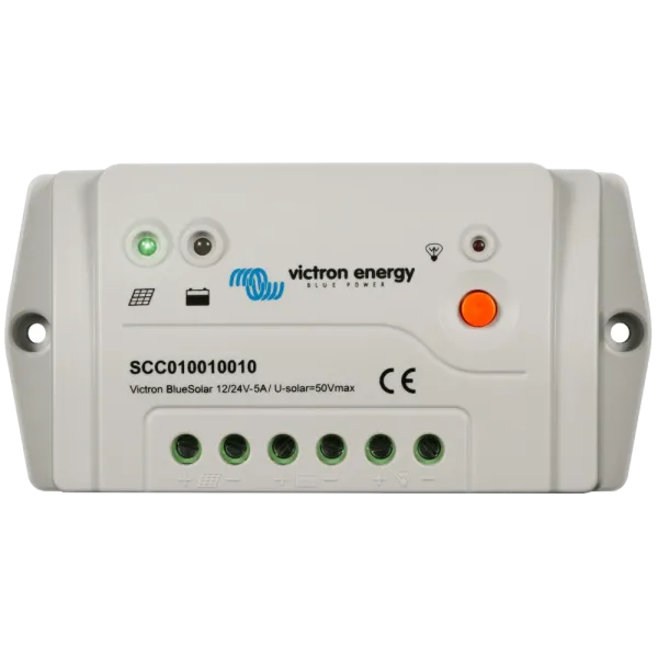Контролер заряду Victron Energy BlueSolar PWM-Pro 12/24-5 для сонячних панелей 12/24В, 5А, 28/55В Контролер заряду Victron Energy BlueSolar PWM-Pro 12/24-5 для сонячних панелей 12/24В, 5А, 28/55В