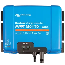 Контролер заряду Victron Energy BlueSolar MPPT 150/70-MC4 для сонячних батарей 12/24/48 В 70 А з інтерфейсом VE.Direct і роз’ємами MC4
