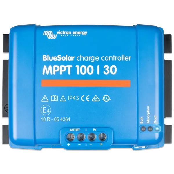Контролер заряду BlueSolar MPPT 100/30 12/24В 30А 440/880Вт 100В VE.Direct 16мм² для сонячних батарей Контролер заряду BlueSolar MPPT 100/30 12/24В 30А 440/880Вт 100В VE.Direct 16мм² для сонячних батарей
