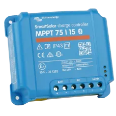 Контролер заряду SmartSolar MPPT 75/15 для сонячних батарей 12/24 В 15 А з Bluetooth і реле навантаження