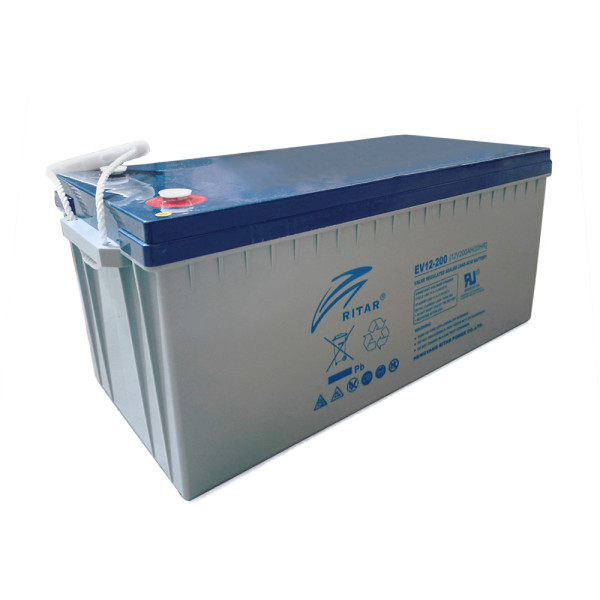 Тяговый аккумулятор EV12-200 12V 200Ah AGM для электротранспорта и систем бесперебойного питания M8 Тяговый аккумулятор EV12-200 12V 200Ah AGM для электротранспорта и систем бесперебойного питания M8
