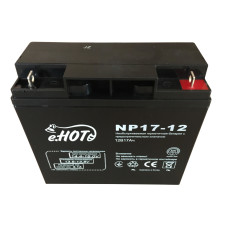 Акумуляторна батарея AGM 12V 17Ah ENOT 181x76x167 для джерел безперебійного живлення та охоронних систем