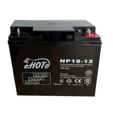 Акумуляторна батарея ENOT 12V 18Ah 181x76x167 для відеоспостереження та охоронної системи