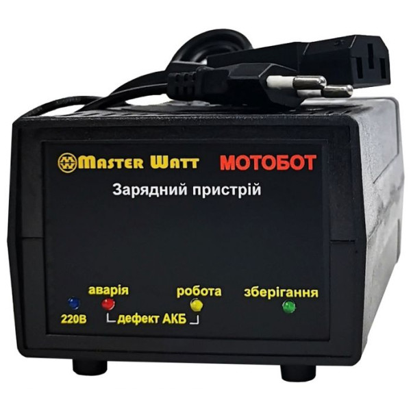 Автоматичне ЗУ для акумулятора MOTOBOT-60, 60 V, (12-20Ah) (MF, WET, AGM, GEL), 160-245V, Струм заряду 2.2A, роз'єм С13 для підключення АКБ Автоматичне ЗУ для акумулятора MOTOBOT-60, 60 V, (12-20Ah) (MF, WET, AGM, GEL), 160-245V, Струм заряду 2.2A, роз'єм С13 для підключення АКБ