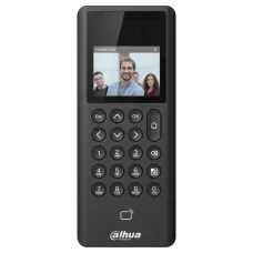 Терминал распознавания лица DHI-ASI3203E для контроля доступа с поддержкой 1000 лиц и карт Mifare, встроенным дисплеем 2.4" и удалённым доступом