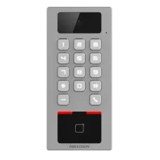 Контроллер доступа Hikvision DS-K1T502DBWX-C для управления доступом и внутренней связи с поддержкой SIP, IP65, IK09, дистанционным управлением через Hik-Connect