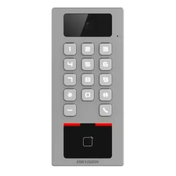 Контроллер доступа Hikvision DS-K1T502DBWX-C для управления доступом и внутренней связи с поддержкой SIP, IP65, IK09, дистанционным управлением через Hik-Connect Контроллер доступа Hikvision DS-K1T502DBWX-C для управления доступом и внутренней связи с поддержкой SIP, IP65, IK09, дистанционным управлением через Hik-Connect