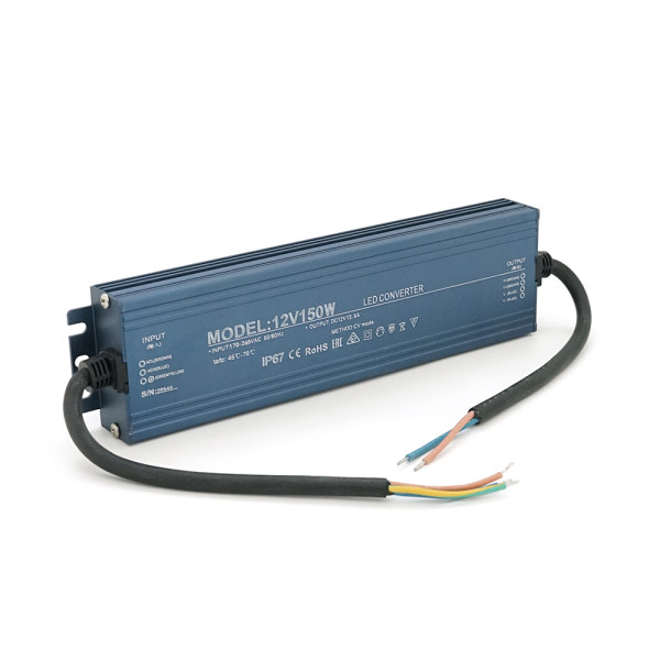 Імпульсний блок живлення герметичний (Led Converter) 12V 150W, IP67, 225х25х57 мм, Box Імпульсний блок живлення герметичний (Led Converter) 12V 150W, IP67, 225х25х57 мм, Box