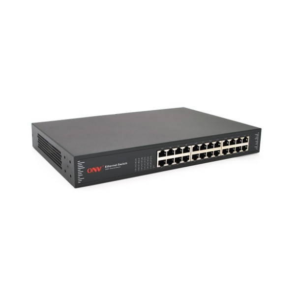 Комутатор Gigabit Ethernet ONV-H3024 для мережевої інфраструктури у металевому корпусі 24x1000 Мбіт 330x204x44 мм Комутатор Gigabit Ethernet ONV-H3024 для мережевої інфраструктури у металевому корпусі 24x1000 Мбіт 330x204x44 мм