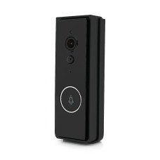 Автономний відеодзвінок YOSO DoorVision-WIFI-00-2 з 2MP для контролю доступу, запис на SD-карту, WiFi, чорний, батареї 18650 не входять в комплект